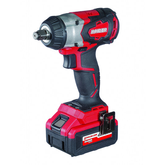 PISTOL DE IMPACT CU ACUMULATOR 1/2 320Nm 4Ah 20V RAIDER INDUSTRIAL