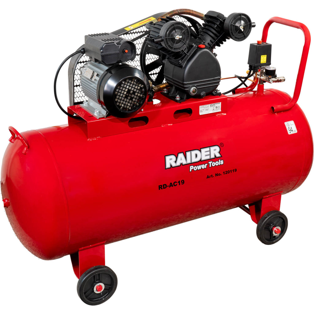 COMPRESOR AER 200L 2.2KW 230V RAIDER RD-AC19