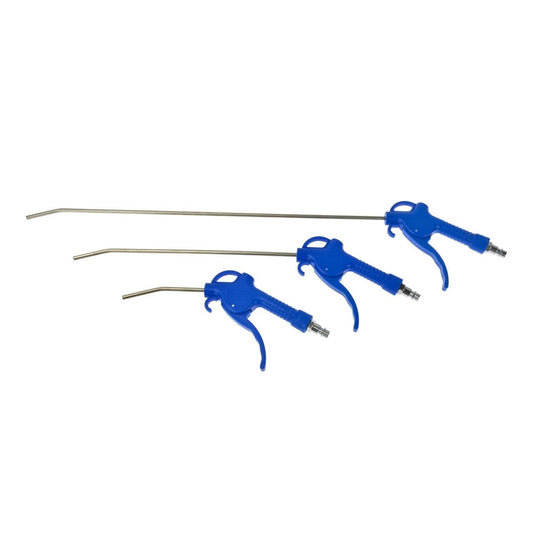 SET 3 PISTOALE DE SUFLAT CU AER COMPRIMAT - LUNGIMI: 110 MM, 300 MM și 490 MM