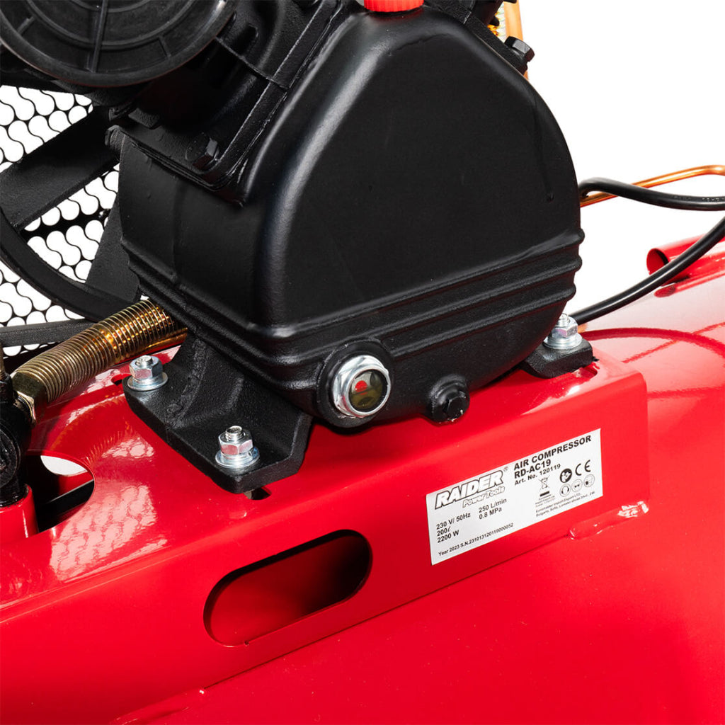 COMPRESOR AER 200L 2.2KW 230V RAIDER RD-AC19