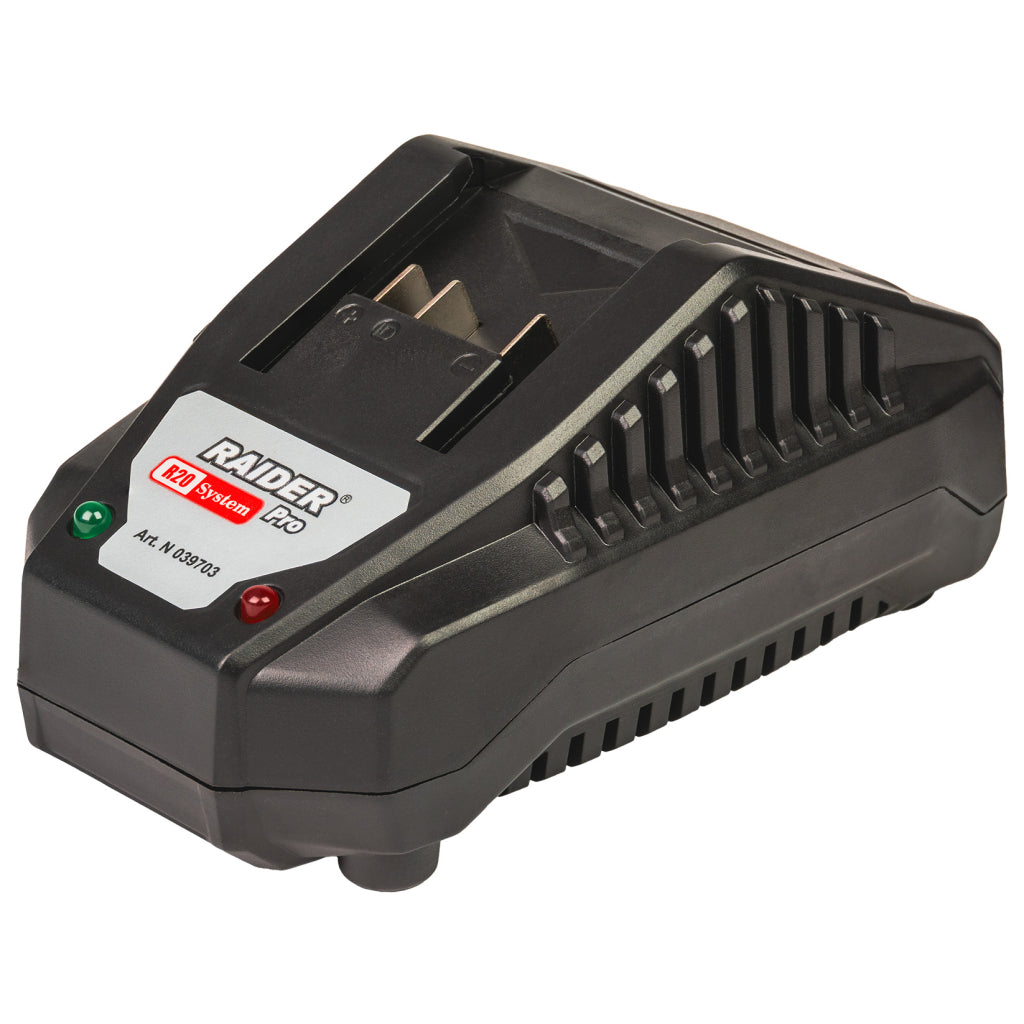 POLIZOR UNGHIULAR 125MM CU ACUMULATOR R20 4Ah 2 DISCURI DE TAIERE SI CUTIE PLASTIC RAIDER PRO