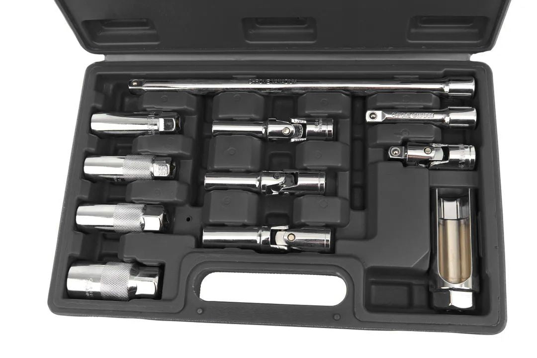 Set chei tubulare pentru bujii 3/8 11 piese HBM MACHINES OLANDA