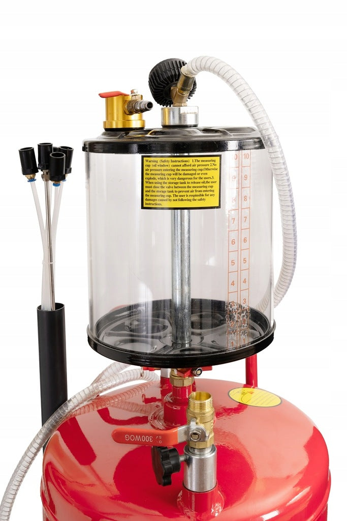 RECUPERATOR ULEI PNEUMATIC CU ASPIRATIE 80L INVENTO