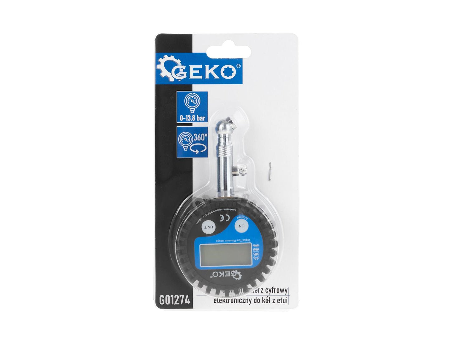 MANOMETRU CU AFISAJ DIGITAL PENTRU VERIFICARE PRESIUNE ANVELOPE GEKO