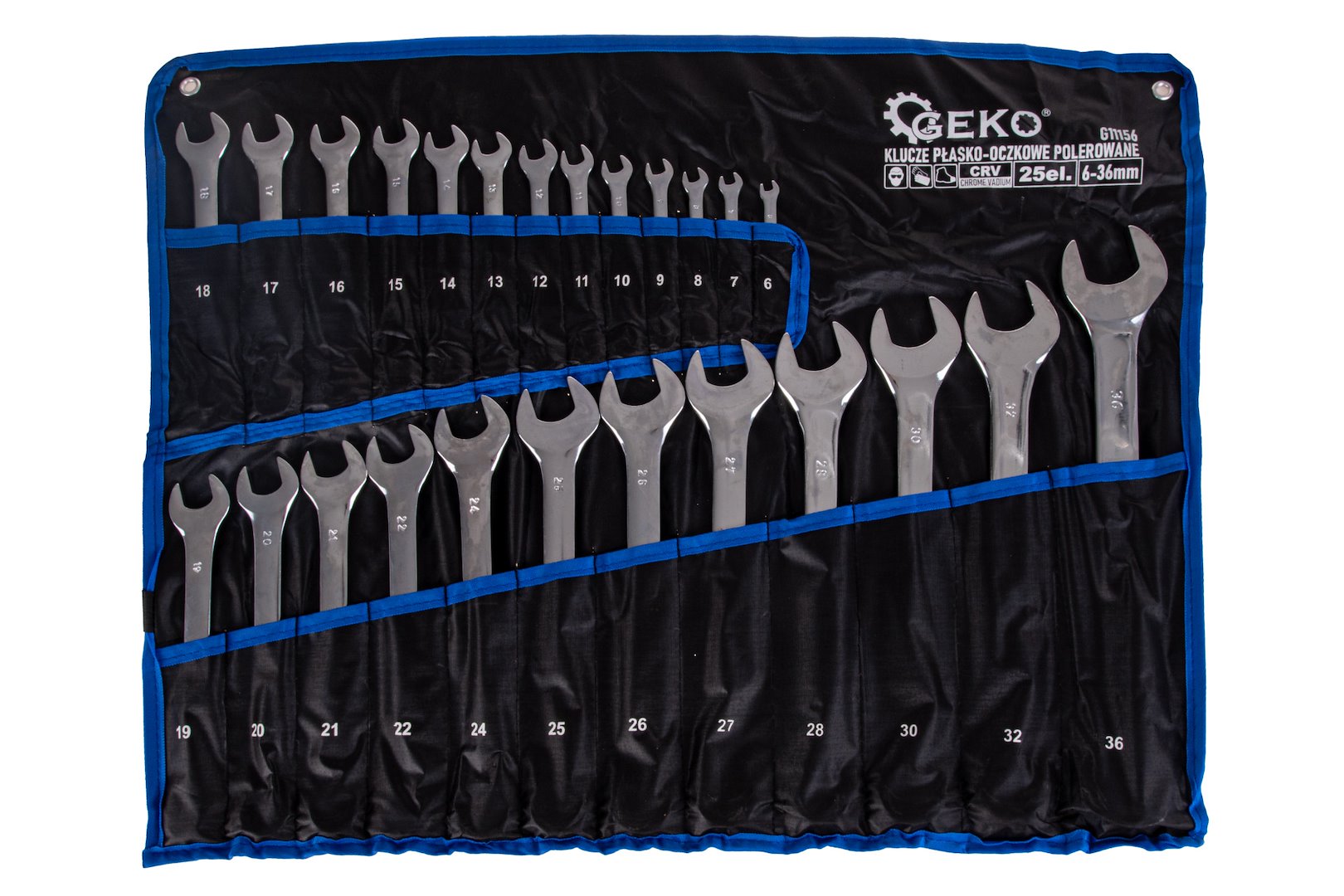 SET 25 DE CHEI COMBINATE FIXE SI INELARE CrV 6-36MM - GEKO