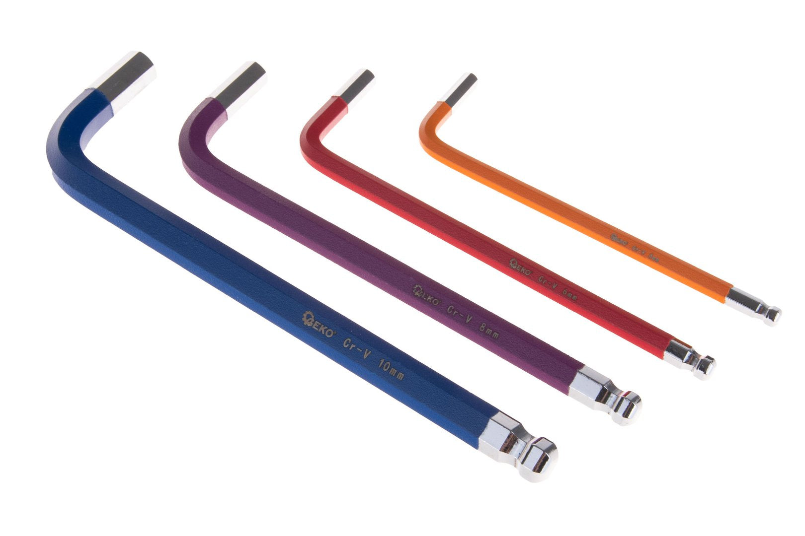 SET 9 CHEI IMBUS TIP L COLORATE CU SUPORT GEKO