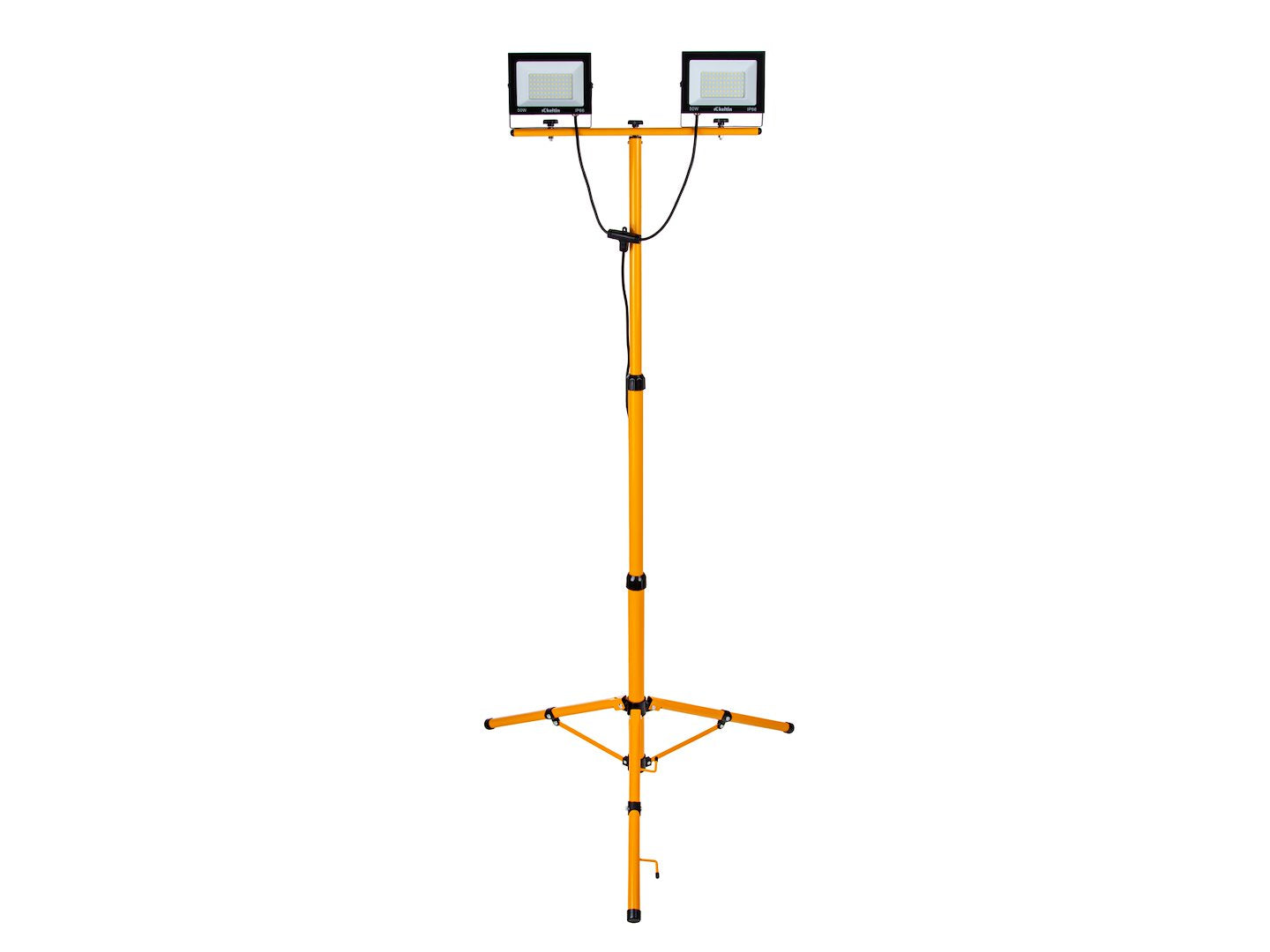 PROIECTOR, LAMPA DE LUCRU LED 2 X 50W CU STATIV REGLABIL 60-160 CM, ALB NEUTRU 4500K IP66 - KELTIN