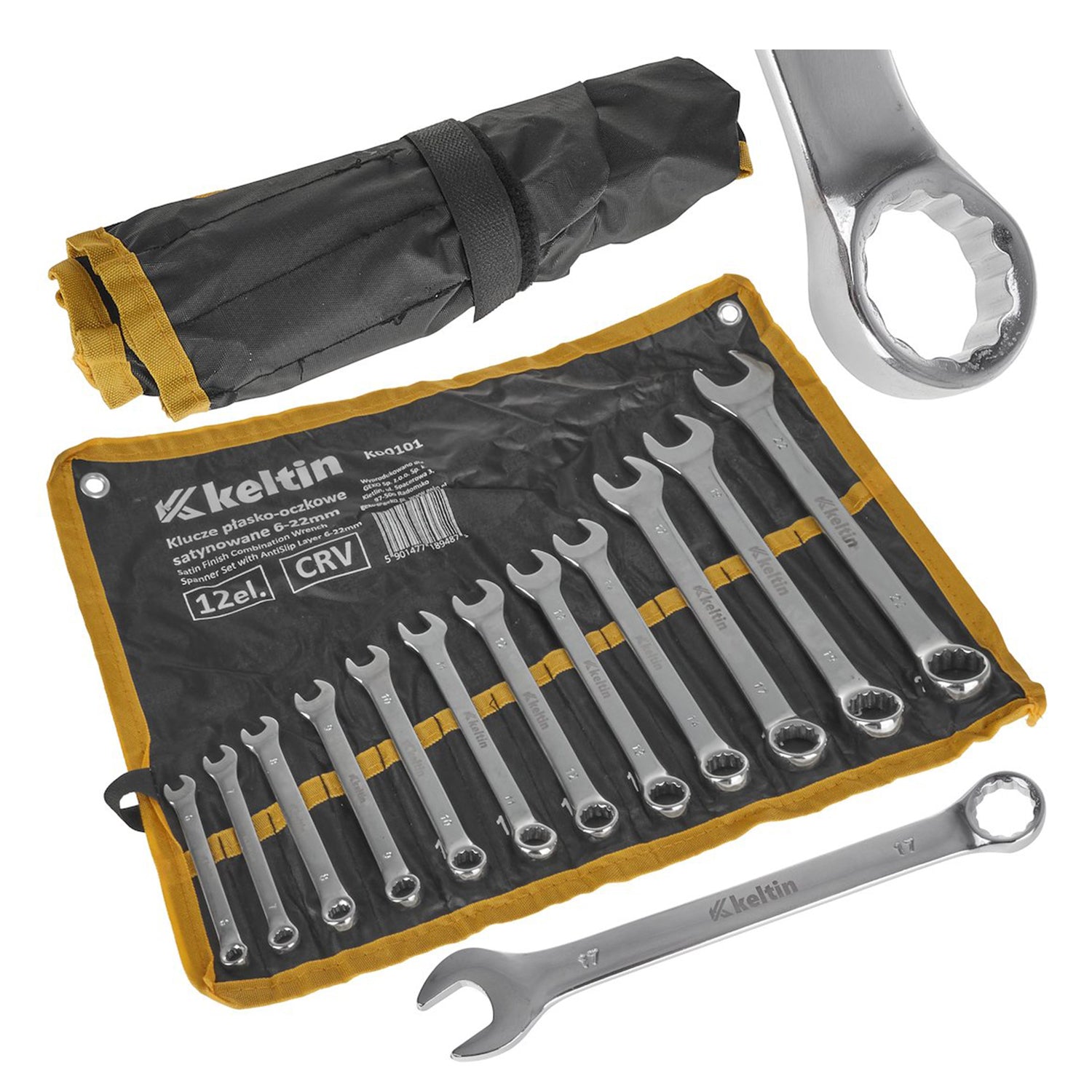 SET CHEI COMBINATE 6-22MM 12 PIESE KELTIN