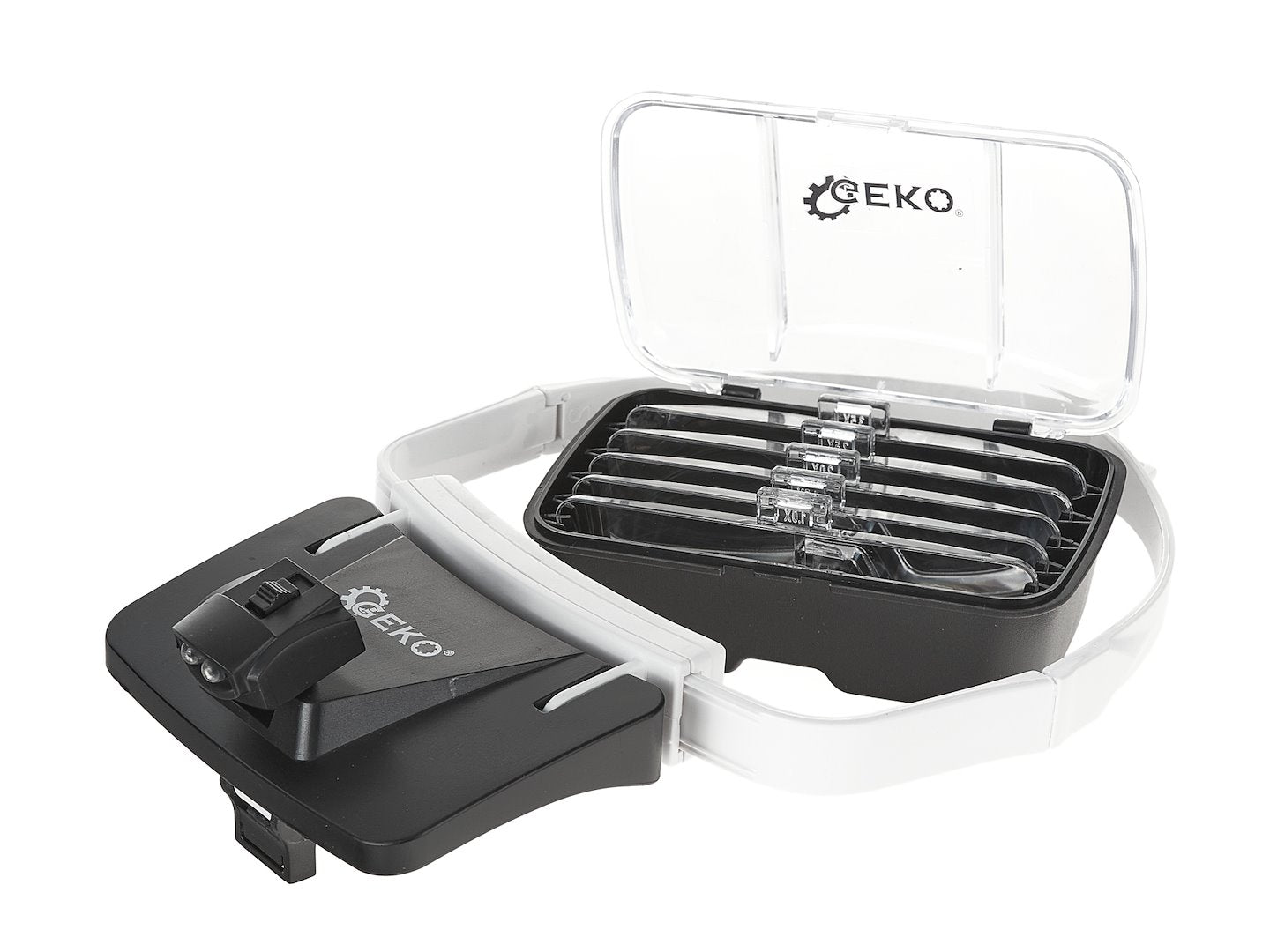 OCHELARI DE MARIRE CU 5 LENTILE INTERSCHIMBABILE SI LED - PENTRU PRECIZIE