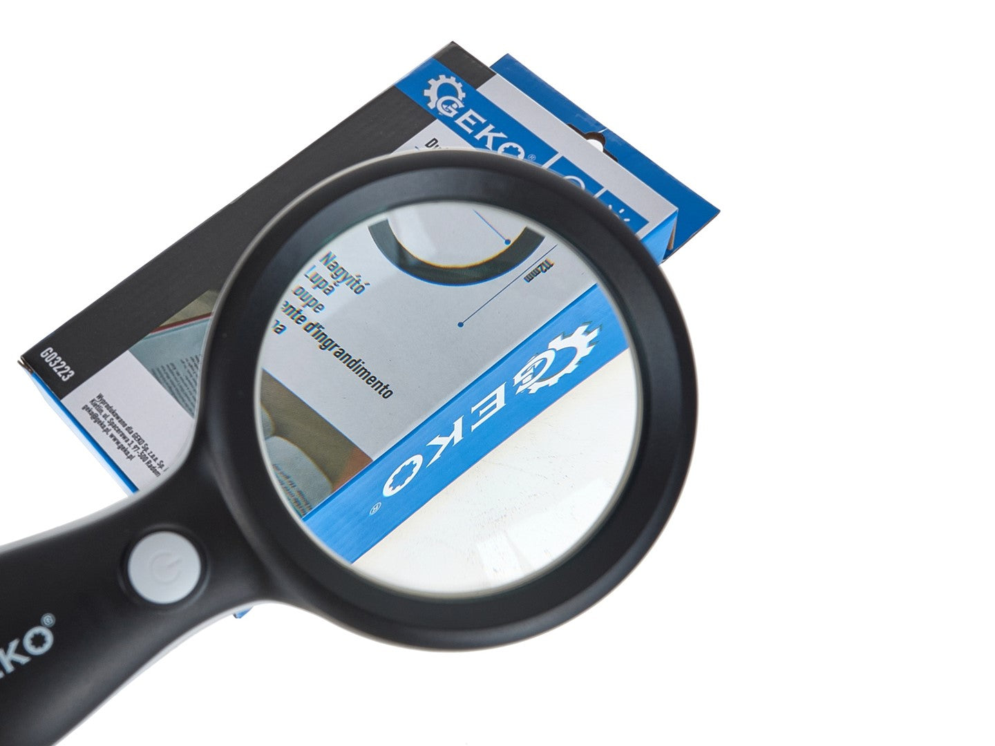 LUPA CU LED 10X 88MM GEKO