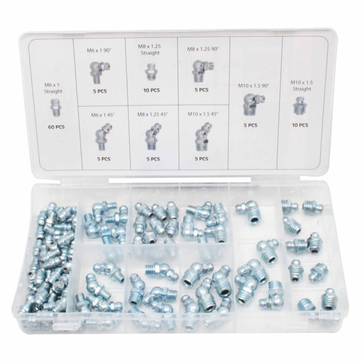 Set capete pentru gresoare 110 piese Satra
