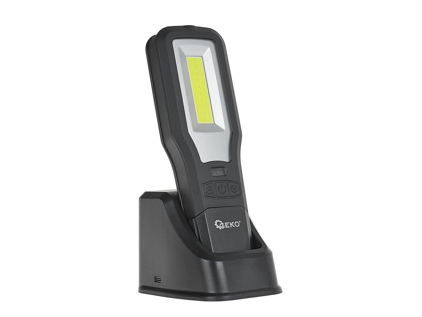 LAMPA DE LUCRU CU LED COB 10W+5W REINCARCABILA CU SUPORT, MAGNETIC, CARLIG, 2000mAh 550LM IP54