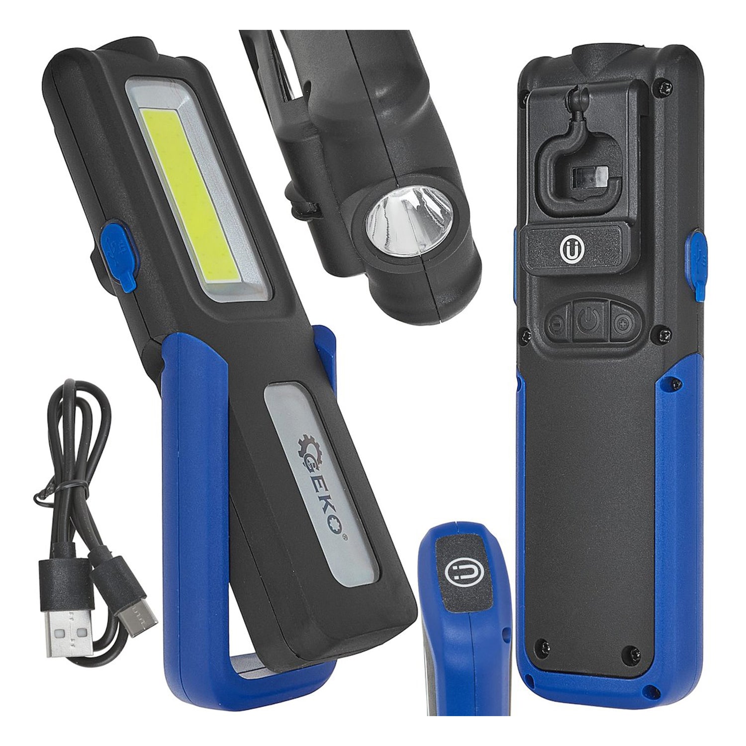 LAMPA LED DE LUCRU REINCARCABILA CU POWERBANK 2000MAH 400LM GEKO