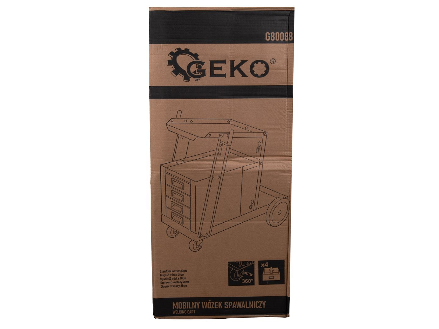 CARUCIOR PENTRU APARAT DE SUDURA CU MANER SI 4 SERTARE