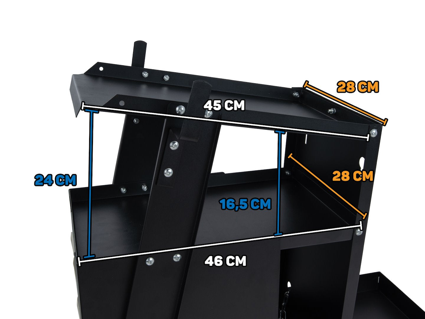 CARUCIOR PENTRU APARAT DE SUDURA CU MANER SI 4 SERTARE
