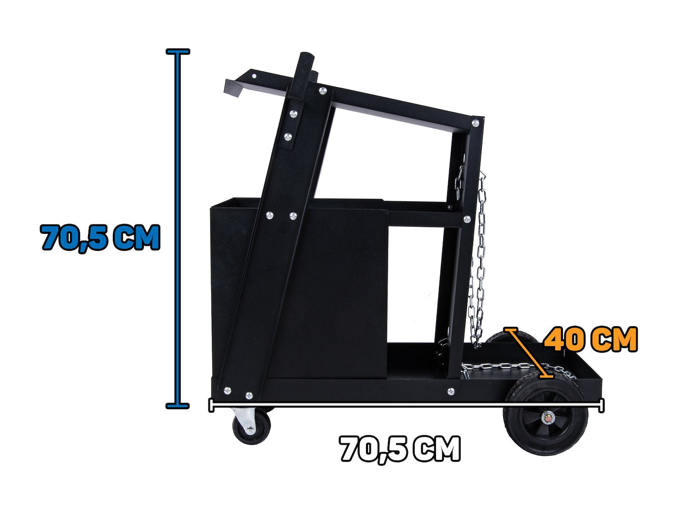 CARUCIOR PENTRU APARAT DE SUDURA CU MANER SI 4 SERTARE