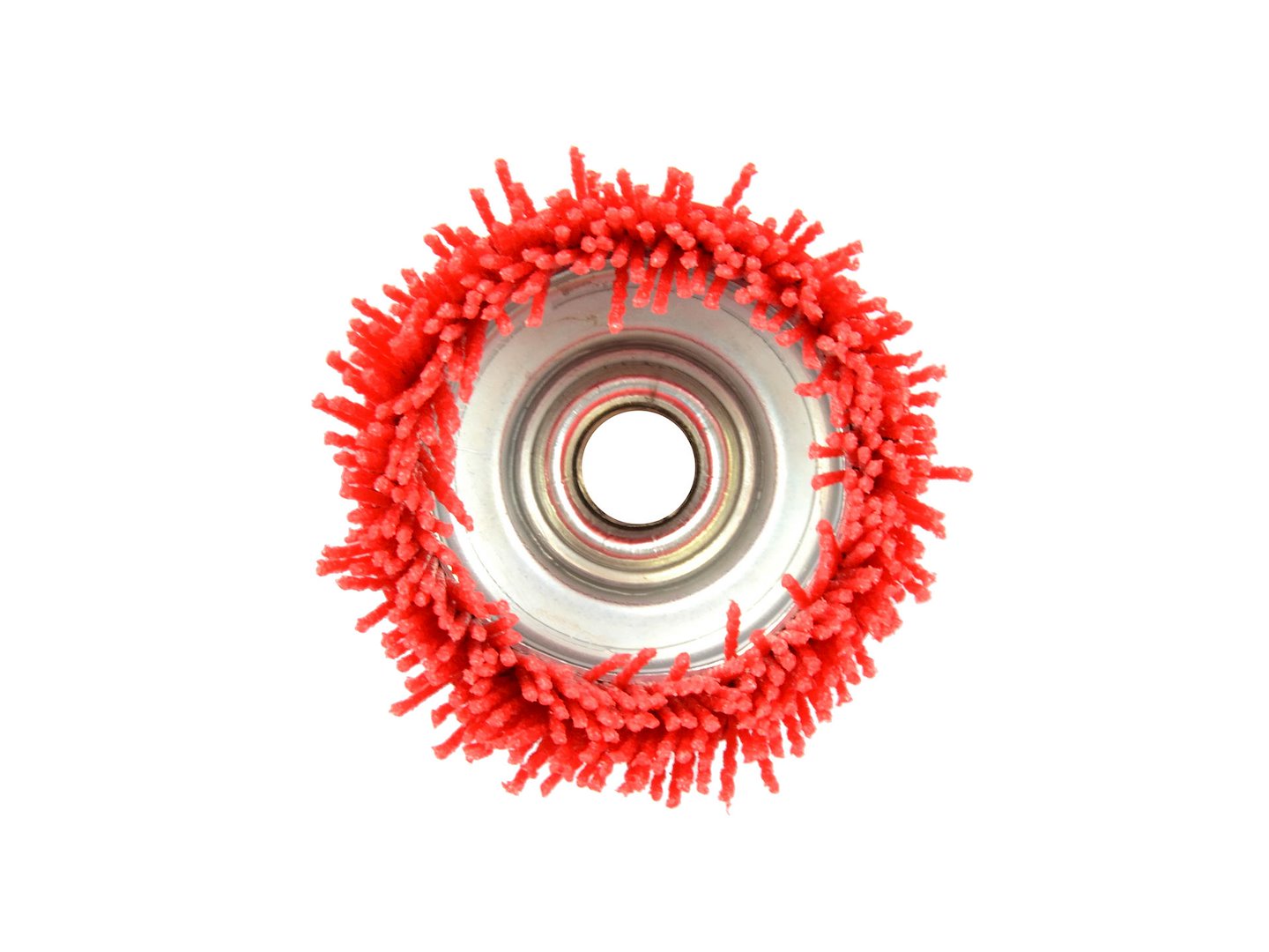 PERIE CIRCULARA DIN NYLON 75 MM CU FILET M14 - PENTRU CURATARE METAL SI LEMN - GEKO