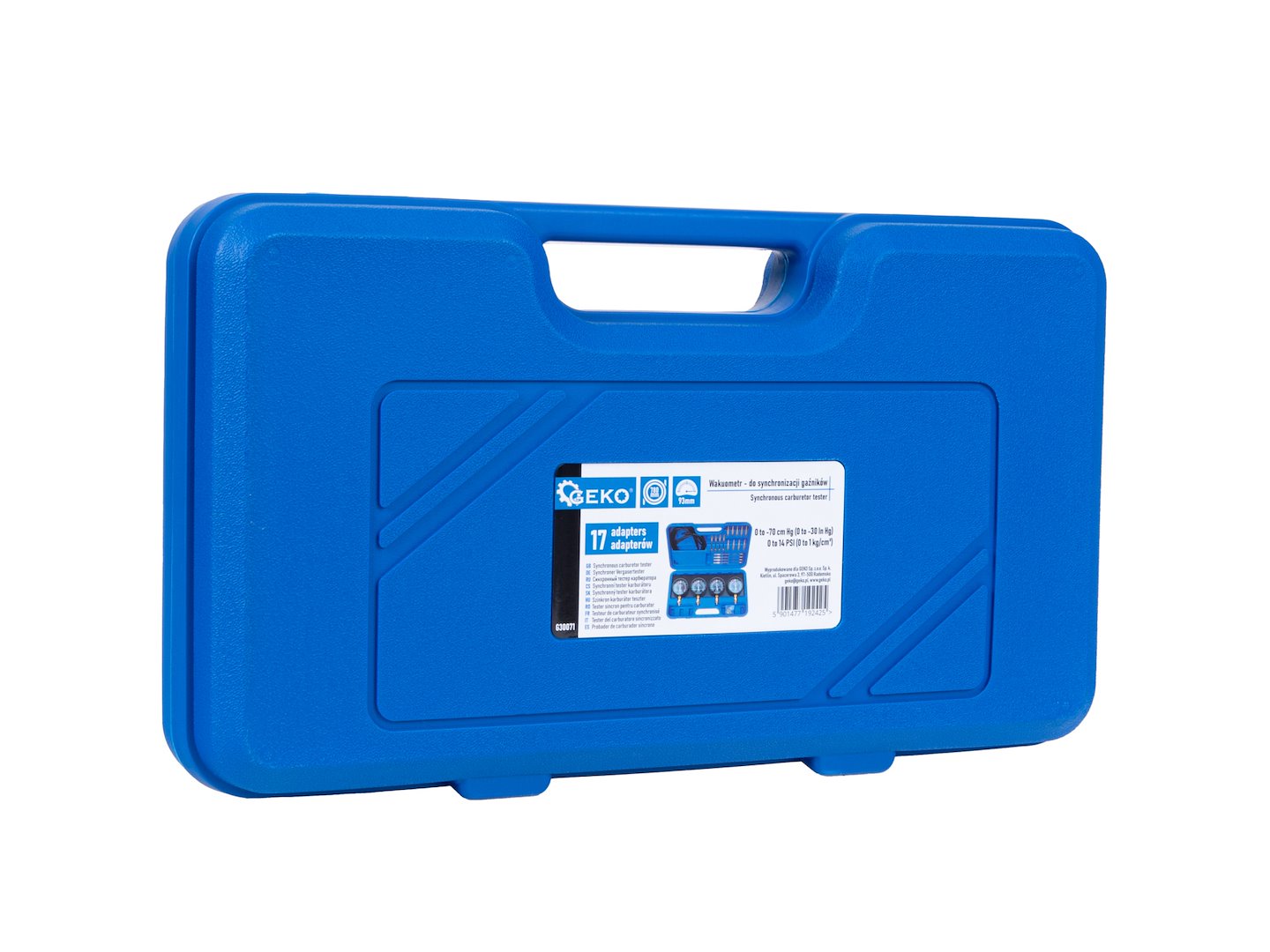 SINCRONIZATOR CARBURATOARE TESTER VID PRESIUNE 26 PIESE GEKO