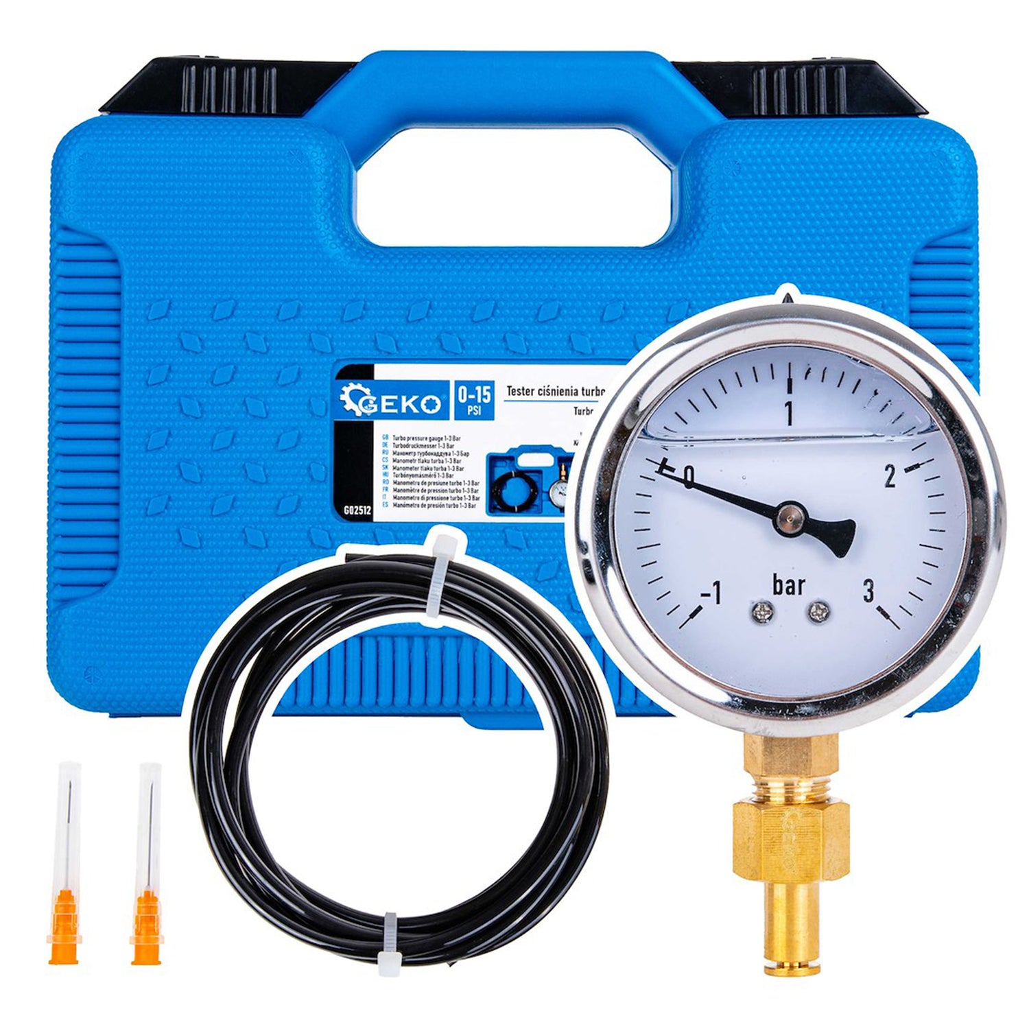 MANOMETRU TESTER PRESIUNE TURBO AUTO 1-3BAR - GEKO