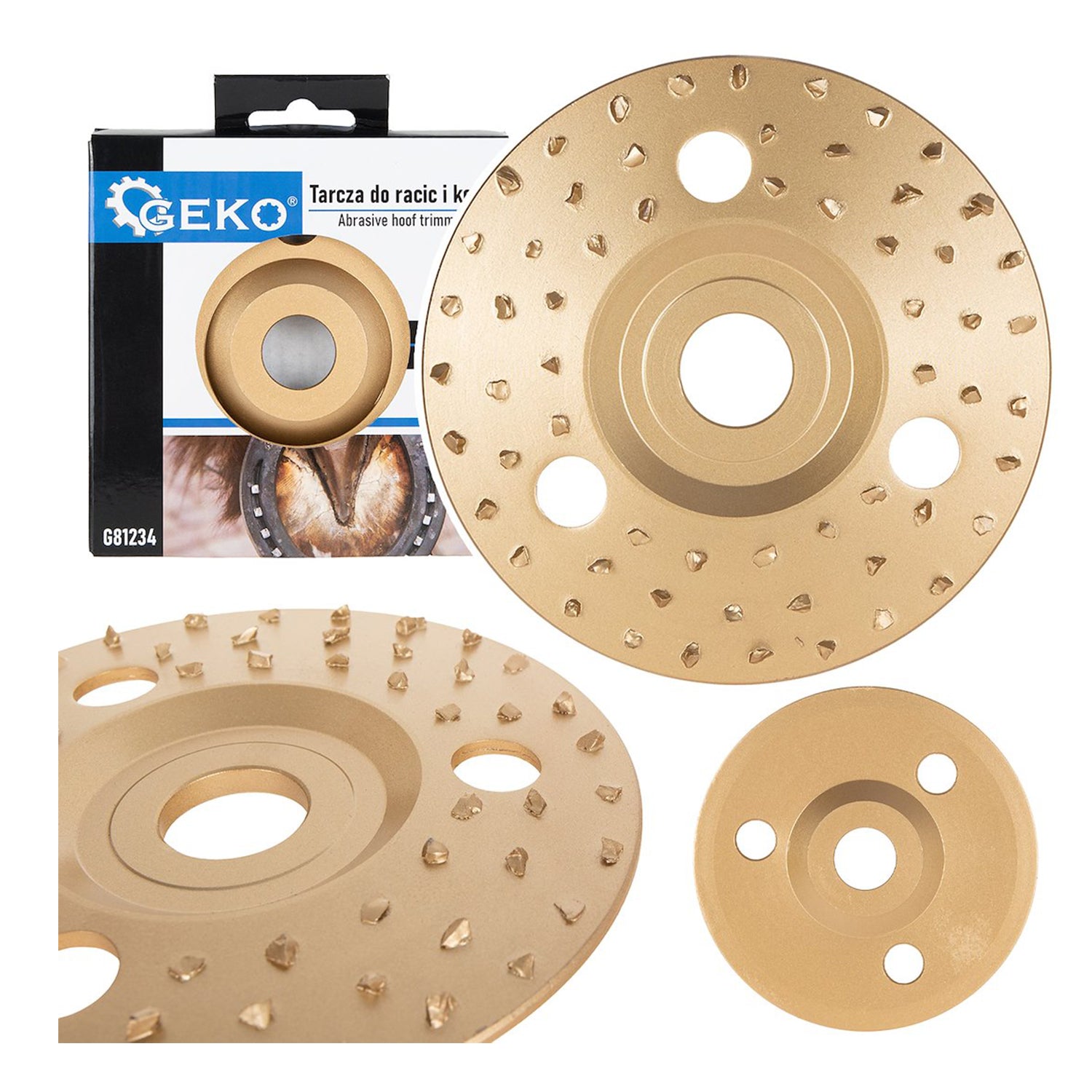 DISC ABRAZIV PENTRU COPITE 125MM GEKO