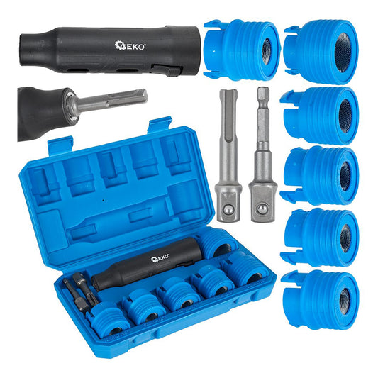 TRUSA PROFESIONALA DE CURATARE SURUBURI SI PREZOANE ROTI AUTO 9 PIESE GEKO