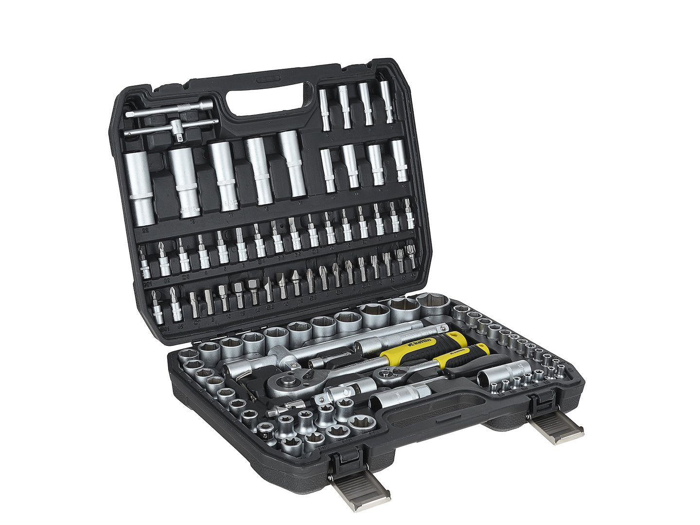 TRUSA DE SCULE 108 PIESE 1/4", 1/2" GEKO