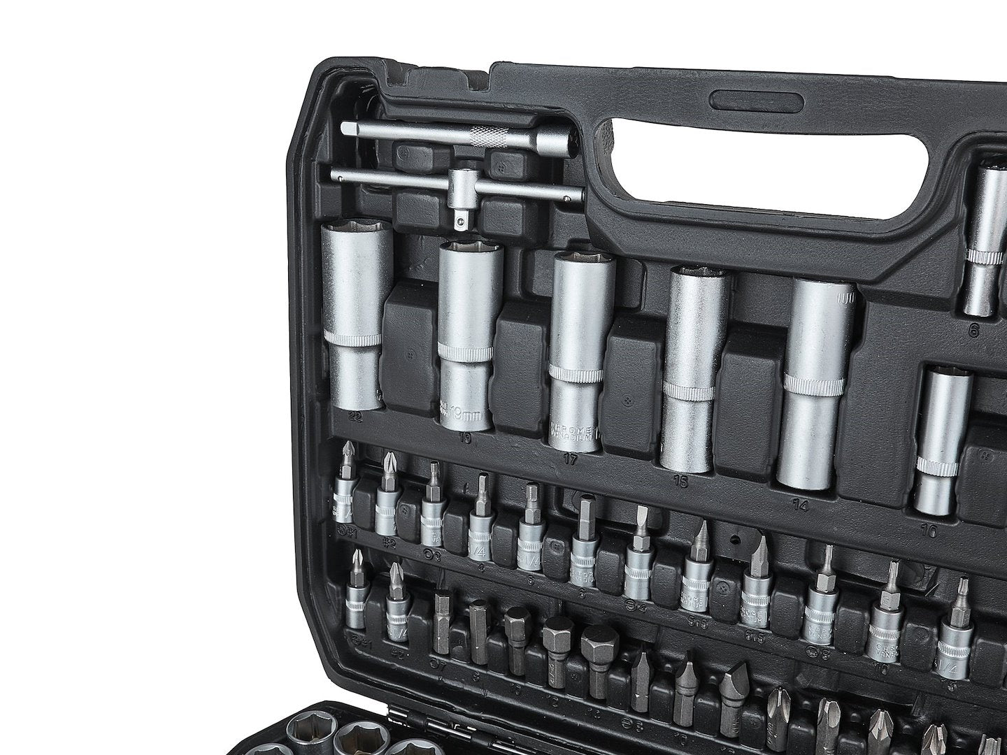 TRUSA DE SCULE 108 PIESE 1/4", 1/2" GEKO