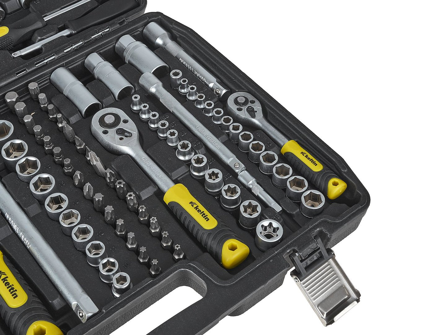 TRUSA DE SCULE 216 PIESE 1/4", 3/8", 1/2" GEKO