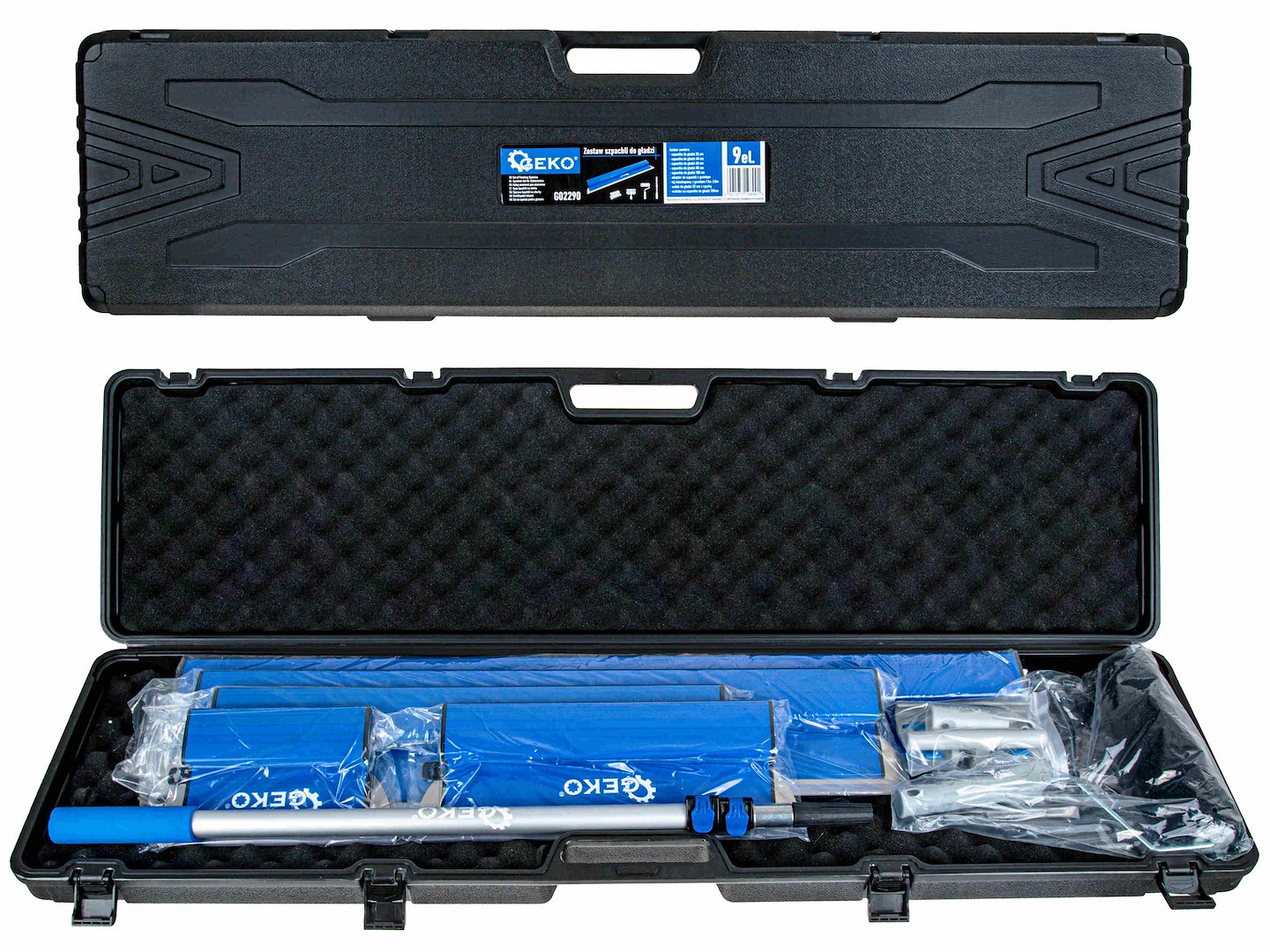 SET DE GLETIERE FINISARE PERETI SI TAVANE 9 PIESE GEKO