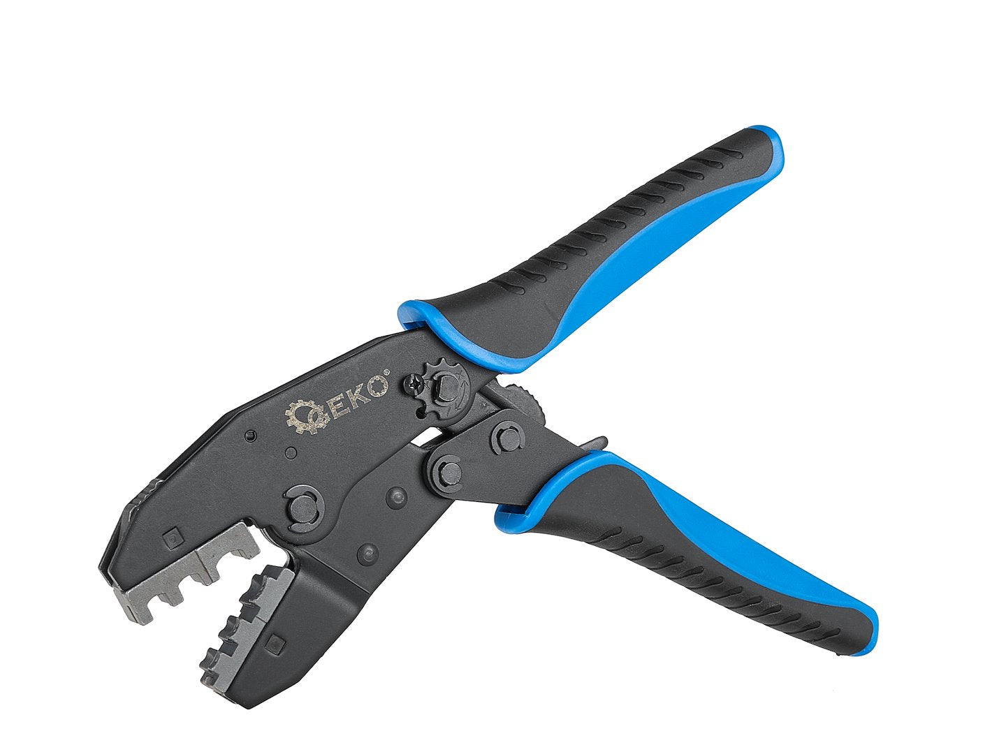 CLESTE PENTRU SERTIZARE MUFE SI CONECTORI CU 5 CAPETE INTERSCHIMBABILE GEKO