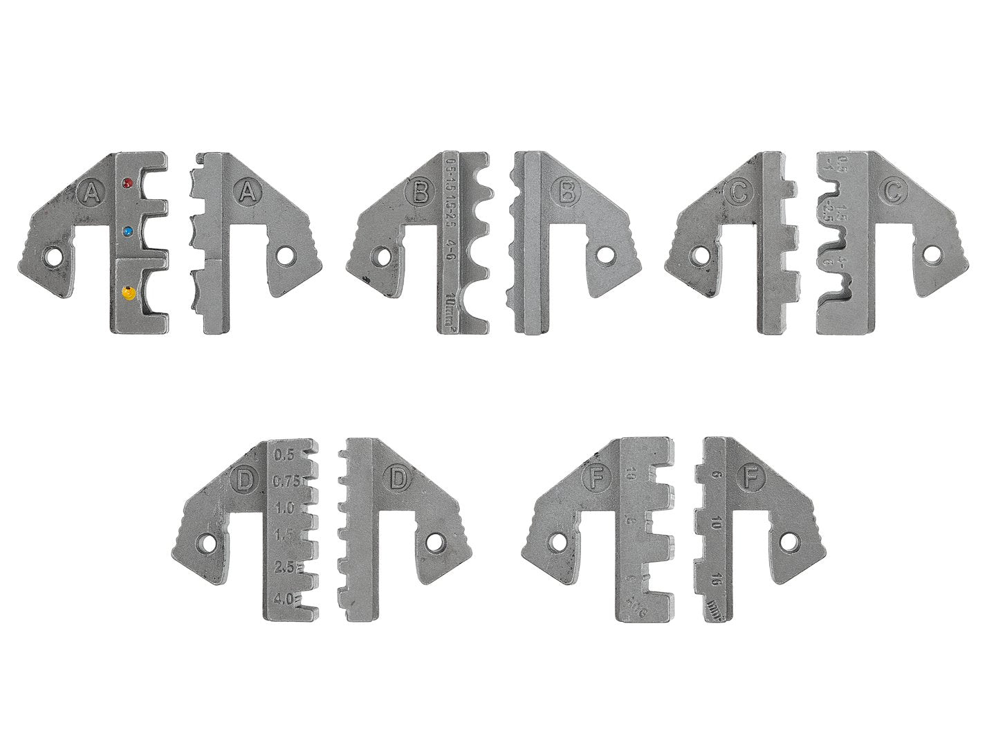 CLESTE PENTRU SERTIZARE MUFE SI CONECTORI CU 5 CAPETE INTERSCHIMBABILE GEKO