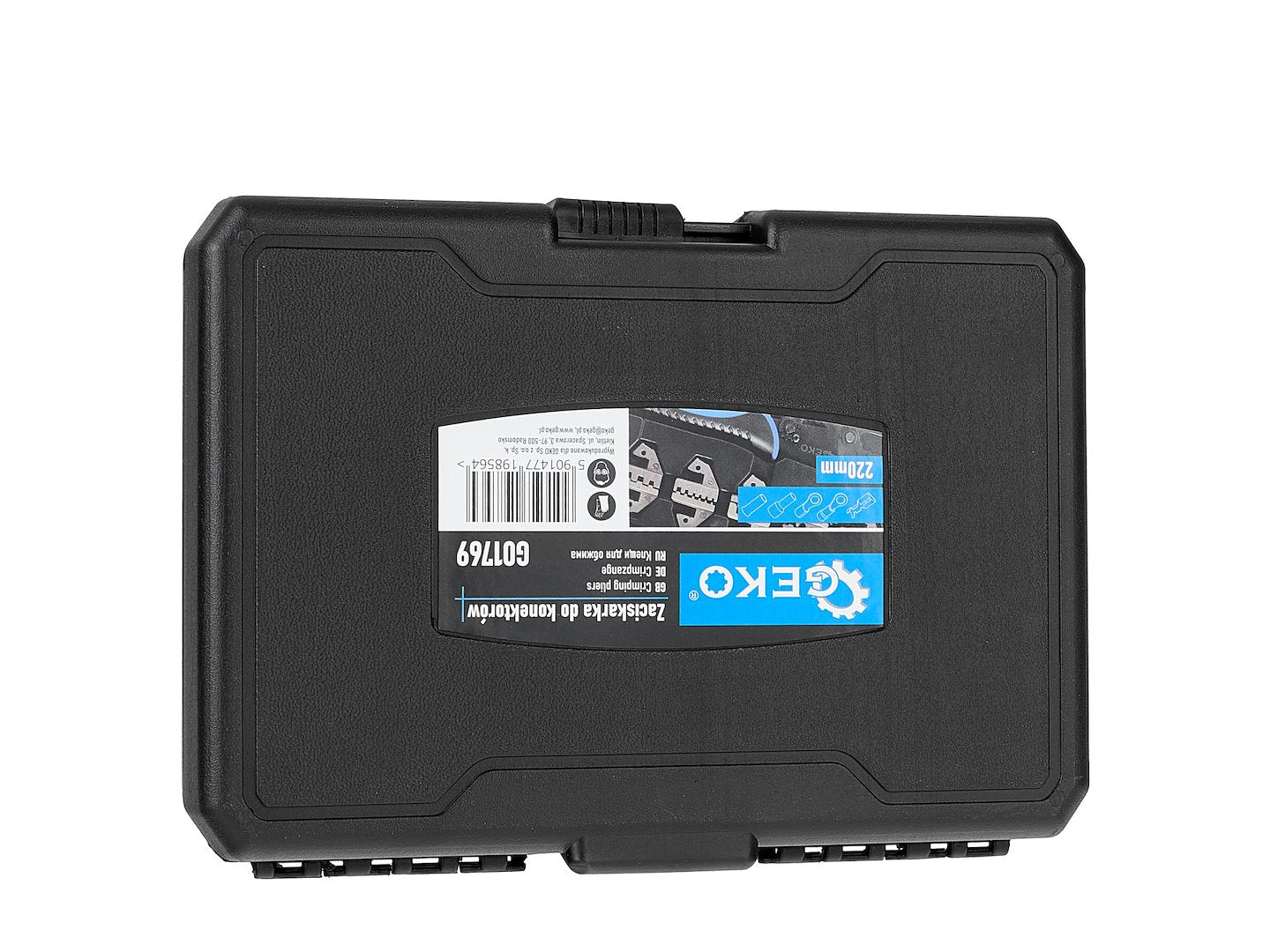 CLESTE PENTRU SERTIZARE MUFE SI CONECTORI CU 5 CAPETE INTERSCHIMBABILE GEKO