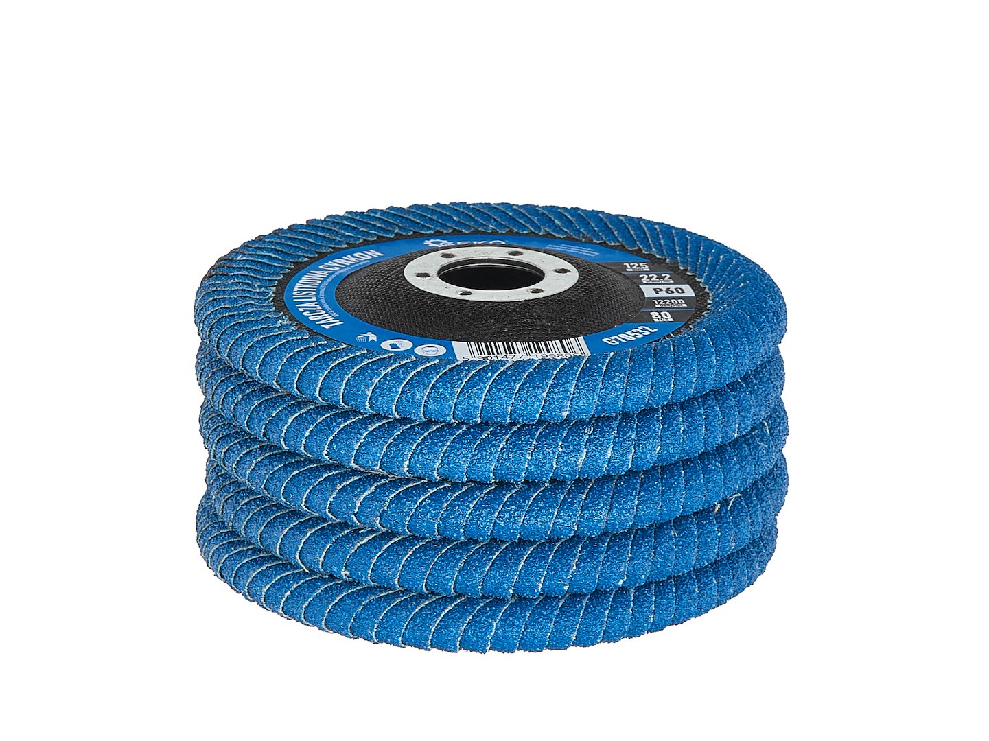 DISC LAMELAR DIN ZIRCONIU PENTRU ZONE ADANCI DE SUDURA 125MM P60