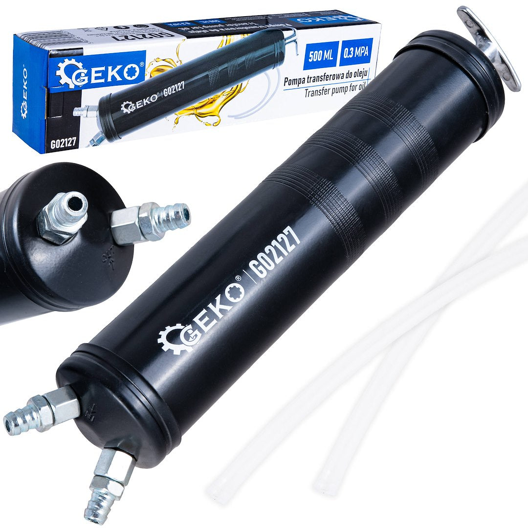 POMPA MANUALA PENTRU TRANSFER ULEI SI ALTE LICHIDE 500ML GEKO