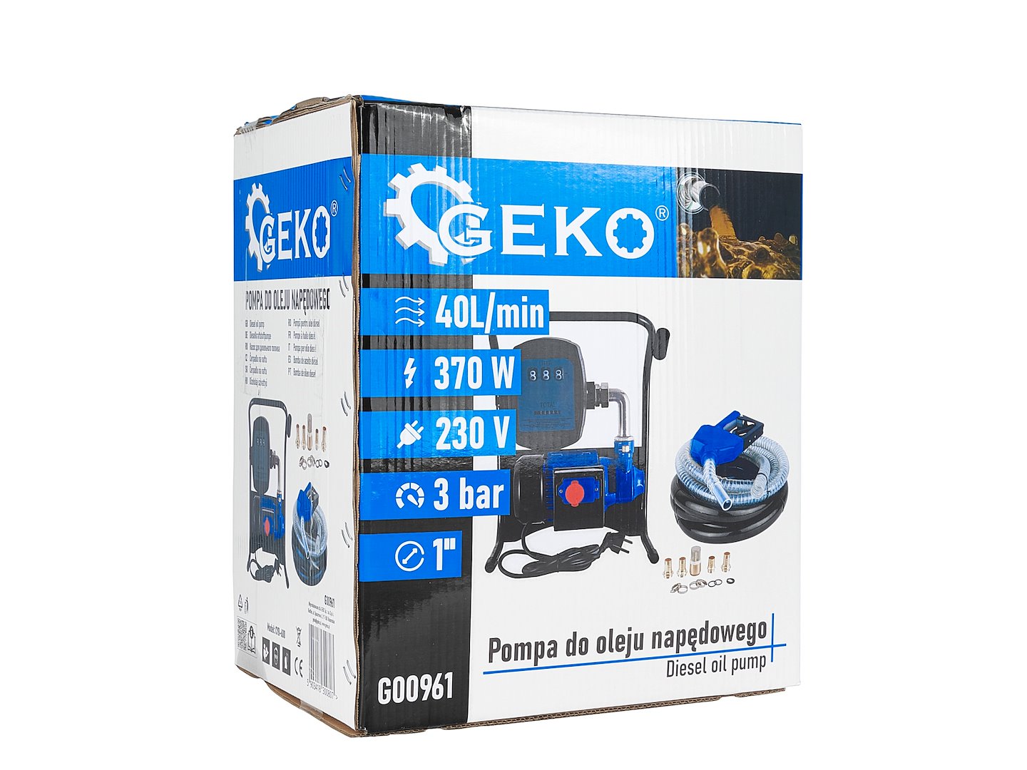 POMPA TRANSFER COMBUSTIBIL DIESEL CPN 40L/MIN 370W GEKO