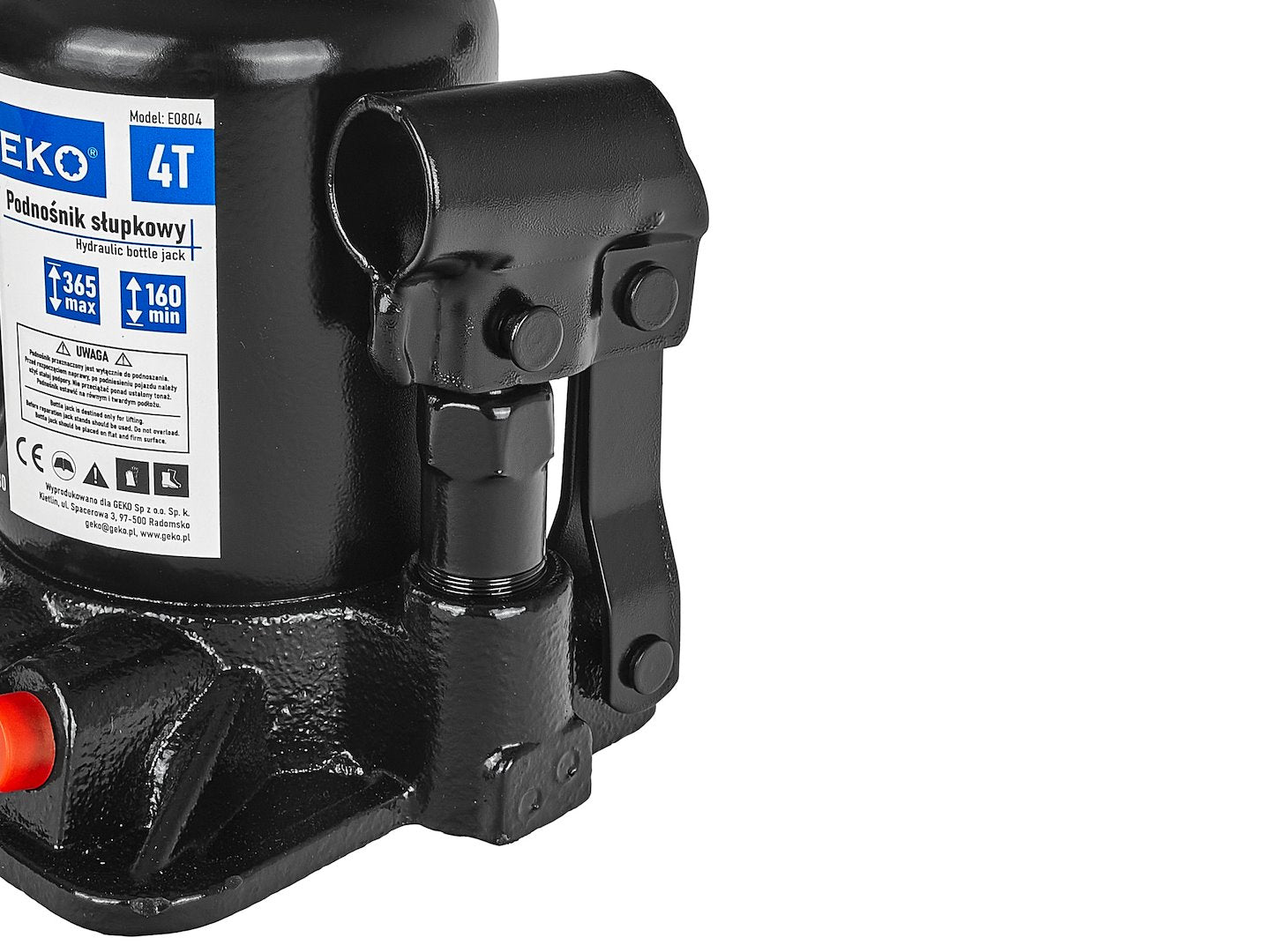 CRIC HIDRAULIC TIP BUTELIE 4T CU PISTON DUBLU, TALIE JOASA - GEKO
