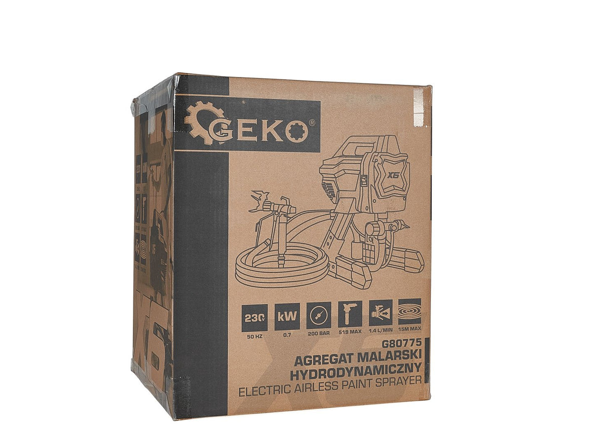 Pistol agregat pompa de vopsit hidrodinamica airless x6 Geko