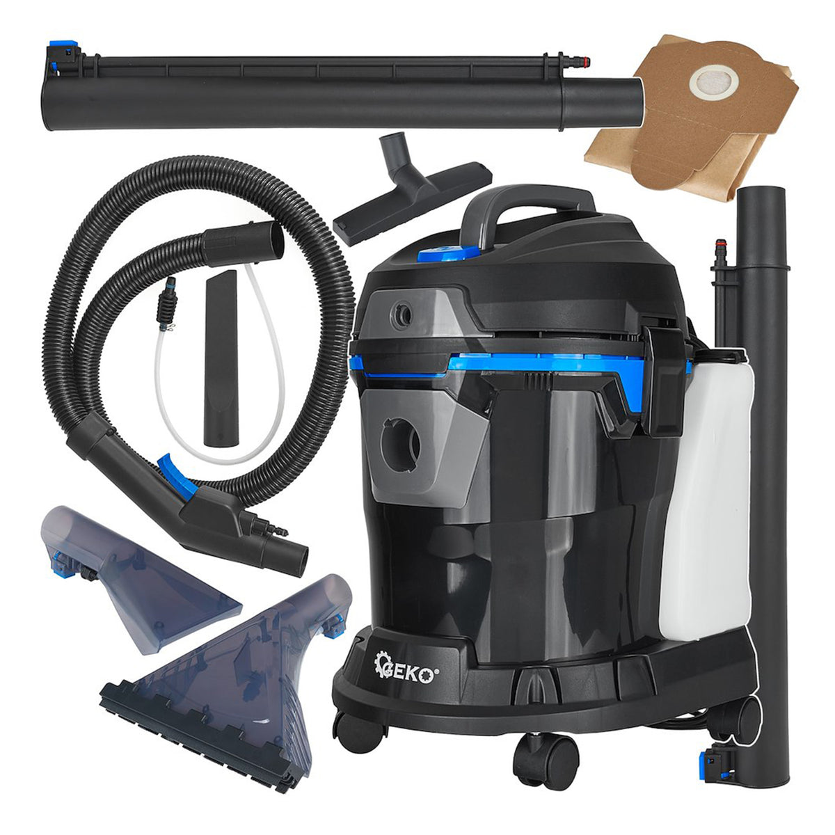 Aspirator cu functie de spalare 1400w 15l Geko