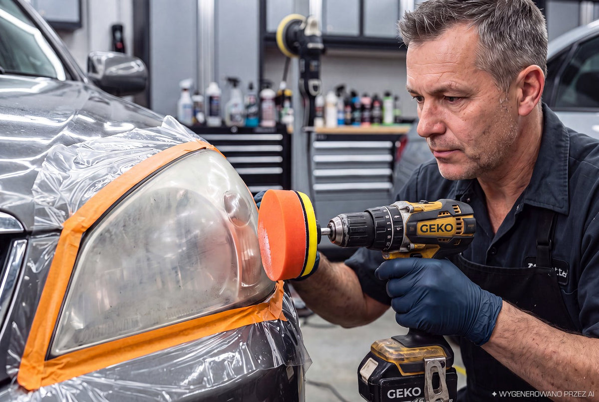 Kit restaurare faruri auto lustruire polisat 22 piese Keltin