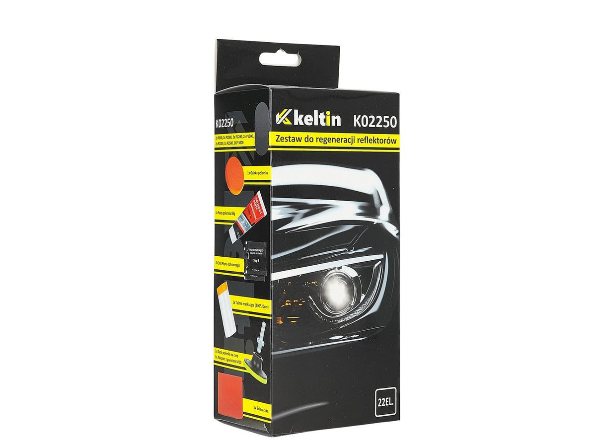 Kit restaurare faruri auto lustruire polisat 22 piese Keltin