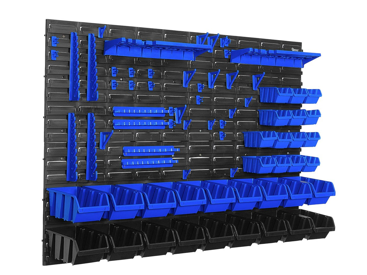 Panou suport organizator de scule cu cutii depozitare 78 piese 1152x780mm Geko