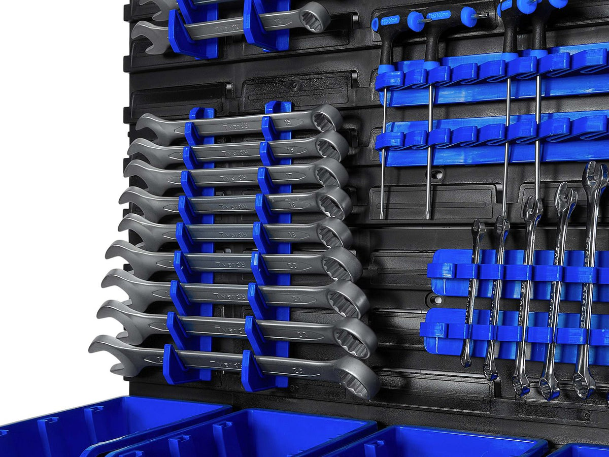 Panou suport organizator de scule cu cutii depozitare 78 piese 1152x780mm Geko
