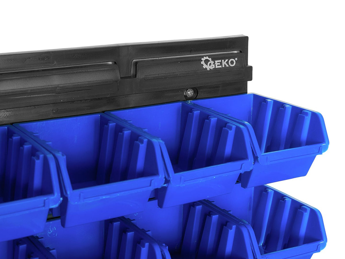 Panou suport organizator pentru perete 82 cutii 780x780mm Geko