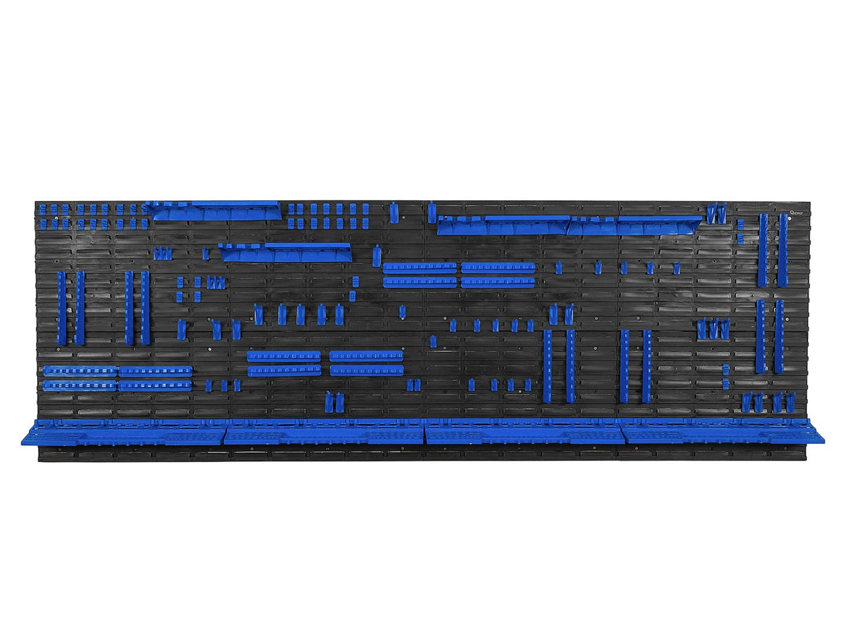 Panou suport organizator de scule cu cutii depozitare 136 piese 2304x780mm Geko