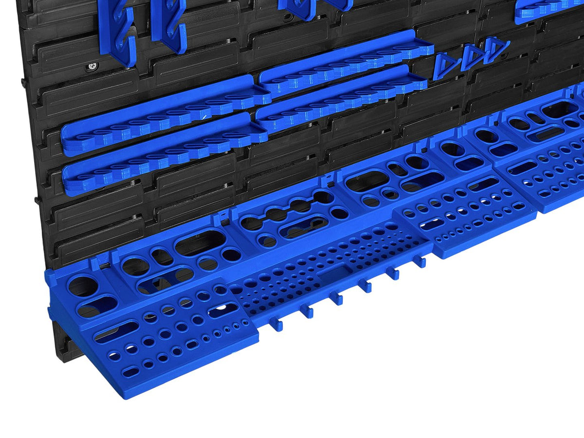 Panou suport organizator de scule cu cutii depozitare 136 piese 2304x780mm Geko