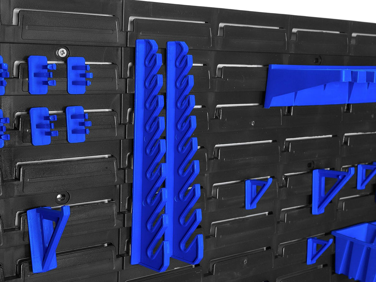 Panou suport organizator de scule cu cutii depozitare 69 piese 1152x780mm Geko