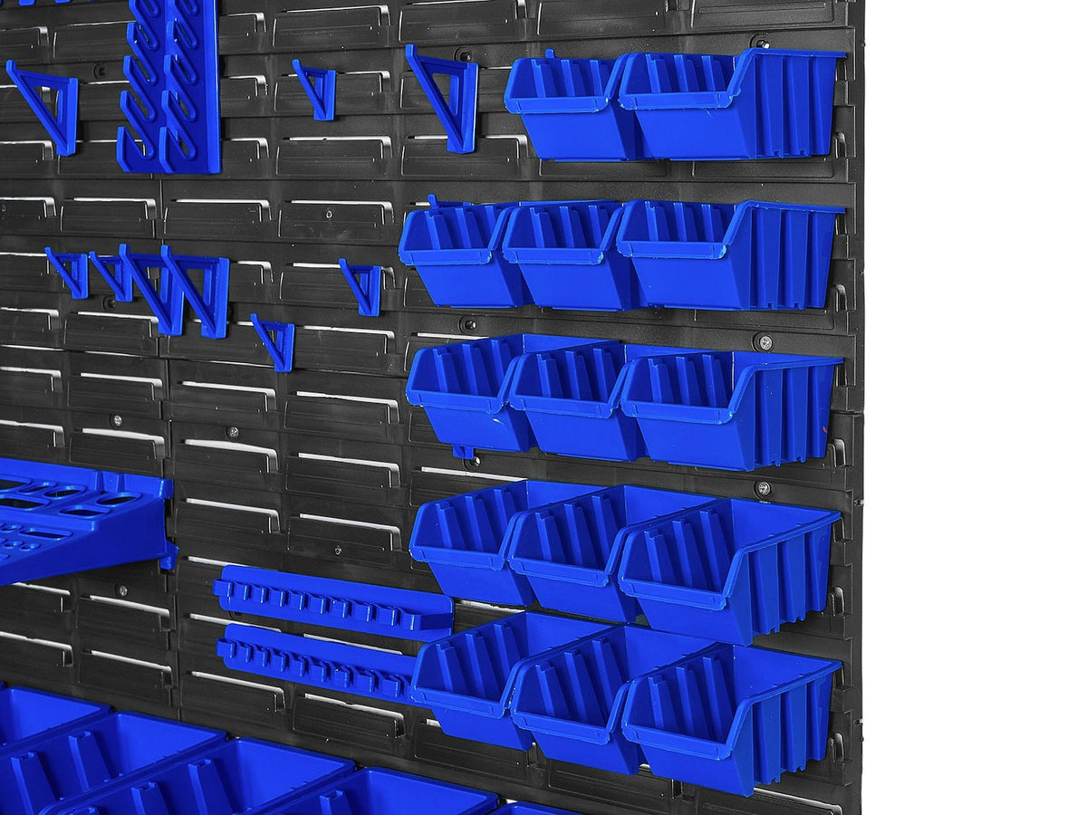 Panou suport organizator de scule cu cutii depozitare 69 piese 1152x780mm Geko