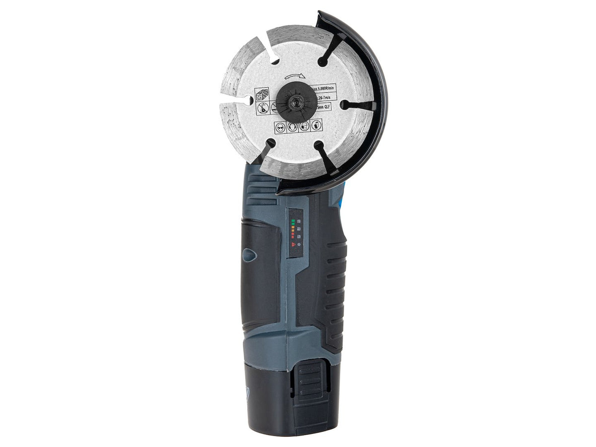Mini polizor unghiular 76mm 12v cu 2 acumulatori Geko
