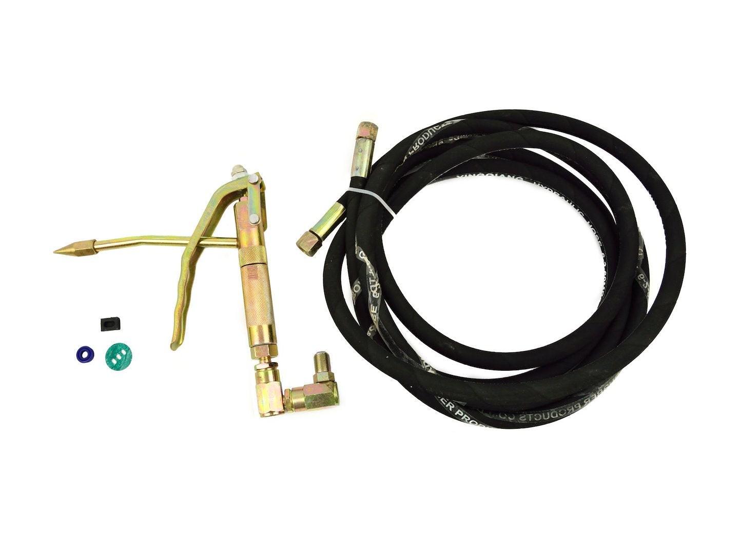 POMPA DE GRESAT CU PEDALA 15L SI FURTUN 4M GEKO