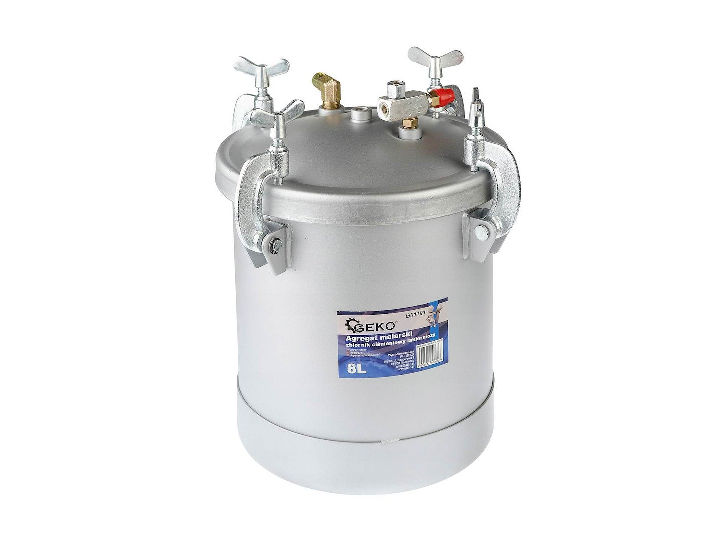 PISTOL AGREGAT DE VOPSIT CU REZERVOR SUB PRESIUNE DE 8L